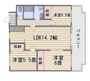 スカール青江1【4階】の間取り