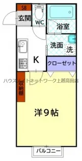 APARTMENT BE【1階】の間取り