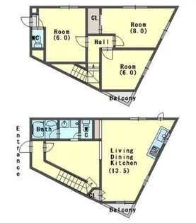 テラスレジデンス北池袋【3階】の間取り