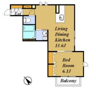 シャーメゾンユーワ【1階】の間取り