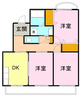 ドミールFuji A【3階】の間取り