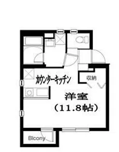 Residence Nakameguro【2階】の間取り