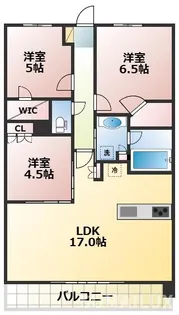 レ・ジェイド熊本日赤通り【7階】の間取り