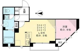プランドール赤羽【2階】の間取り