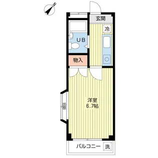 エミールササキ【3階】の間取り