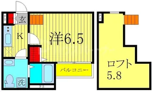 パークサイド南柏【2階】の間取り