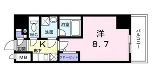 広尾ビューヒルズ【9階】の間取り