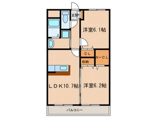 NEXUS【2階】の間取り
