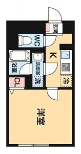 ハーモニーフラッツ神楽坂【2階】の間取り