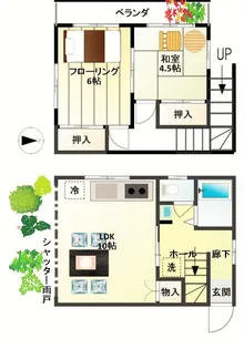 ケーアイハイツ【1階】の間取り