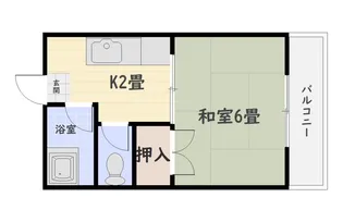 クリーンハイツ【4階】の間取り