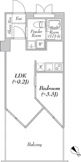 トラヴァローレ淵野辺【3階】の間取り