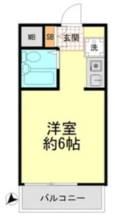 ハイシティ高田馬場【5階】の間取り