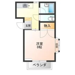 戸祭ハイツ【2階】の間取り