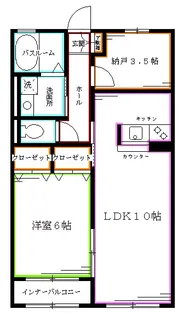 ガーデンヒルズ【1階】の間取り
