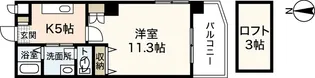 第13平勝ビル【3階】の間取り