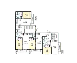 ルードリブリ【1階】の間取り