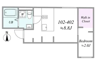 trias626【4階】の間取り