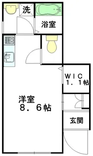 シャトーE【1階】の間取り