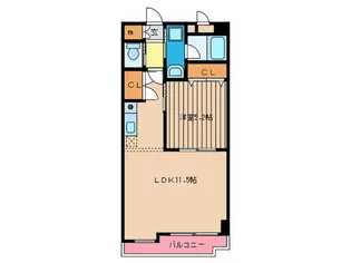 グランディ12【3階】の間取り