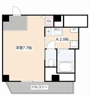 マインズ コム南茨木【4階】の間取り