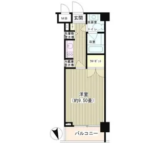 NONA PLACE渋谷富ヶ谷【2階】の間取り