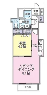 La dimane【1階】の間取り