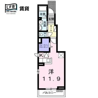 ガーデンハウス III【1階】の間取り