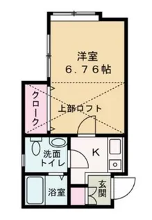 グリーンコート長津田【1階】の間取り