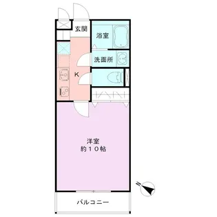 BUENA白山浦弐番館【1階】の間取り