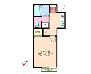 メゾンドタニ【2階】の間取り