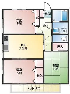 エスポワール入間C【1階】の間取り