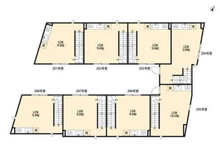 フェリオ小田急相模原の間取り
