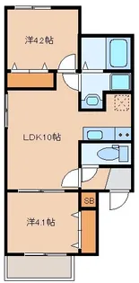 Starry春日【1階】の間取り