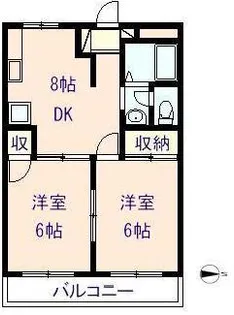 サンフォレスタ【3階】の間取り