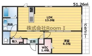 シャスタ阿倍野・旭化成ヘーベルメゾンHEBEL HAUS【3階】の間取り