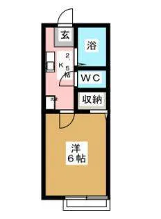 メゾントキワ【1階】の間取り