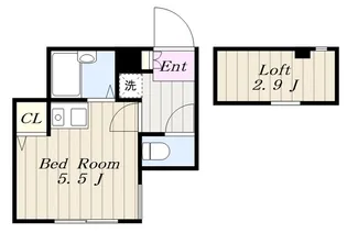 リブランB棟【1階】の間取り