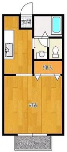 ソレイユ藤井【2階】の間取り