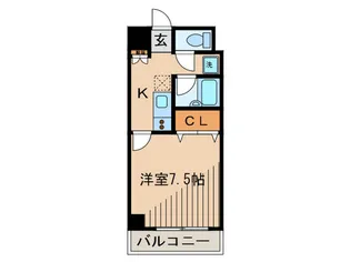 プラネットシティコート【2階】の間取り