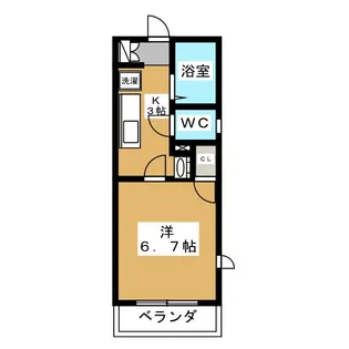 スマイルYADA【1階】の間取り