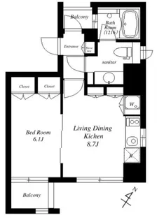 CATS原宿【10階】の間取り