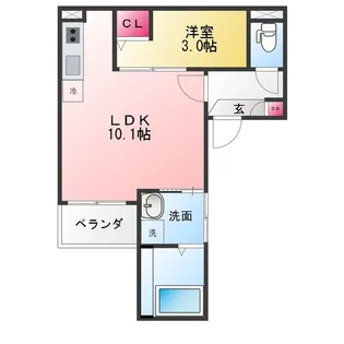 Jack kirihataII【1階】の間取り