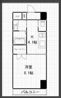 Le vent vert【6階】の間取り