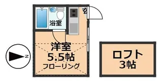 小倉ハイツ【2階】の間取り
