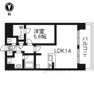 プレサンス京大前【5階】の間取り
