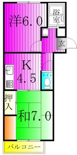 メゾンヤマリ【2階】の間取り