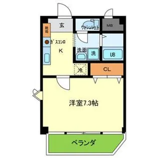 ビアンフェ【3階】の間取り