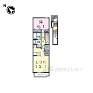 コータ・コートF【2階】の間取り