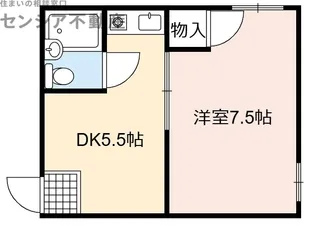 マンションKLM【3階】の間取り